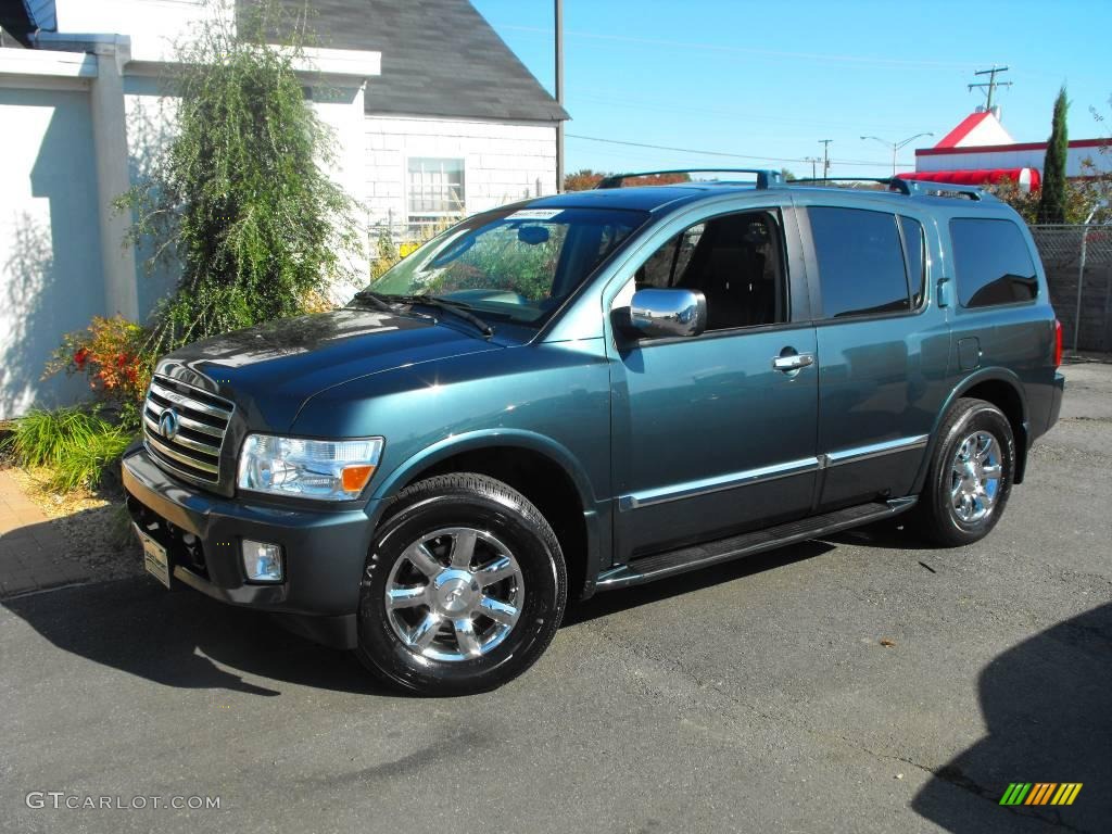 2004 QX 56 4WD - Jade Green Metallic / Graphite photo #1