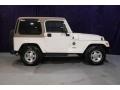 2000 Stone White Jeep Wrangler Sahara 4x4  photo #3