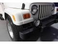 2000 Stone White Jeep Wrangler Sahara 4x4  photo #11
