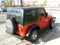 2004 Flame Red Jeep Wrangler SE 4x4  photo #5