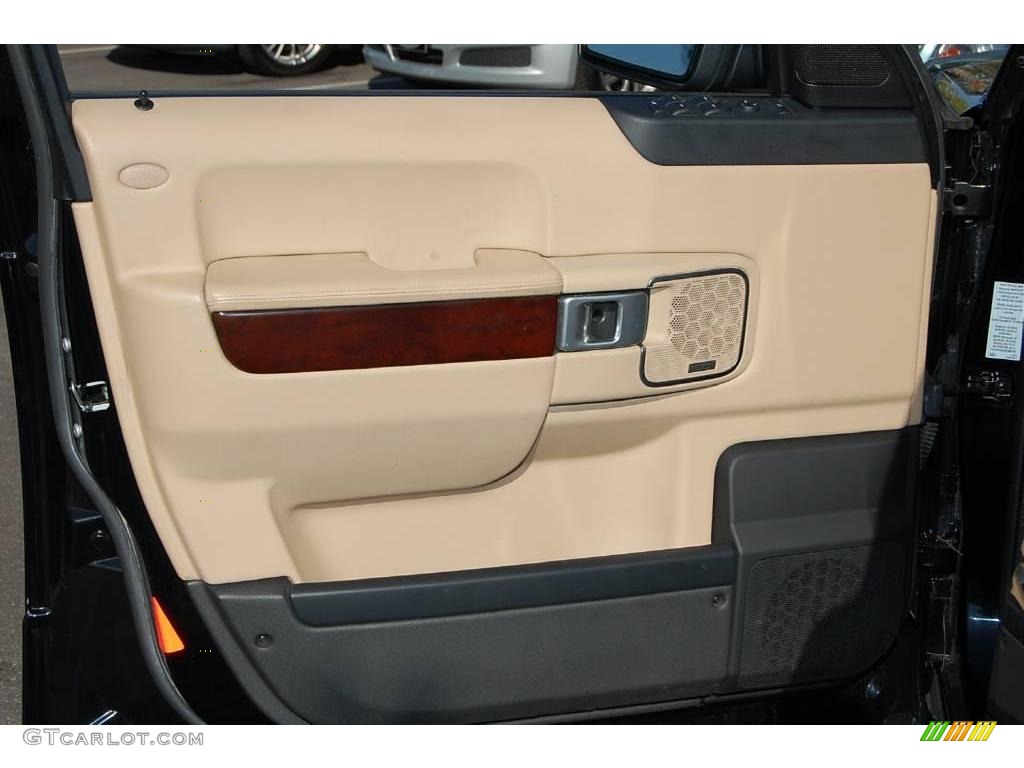 2007 Range Rover HSE - Java Black Pearl / Sand/Jet photo #7