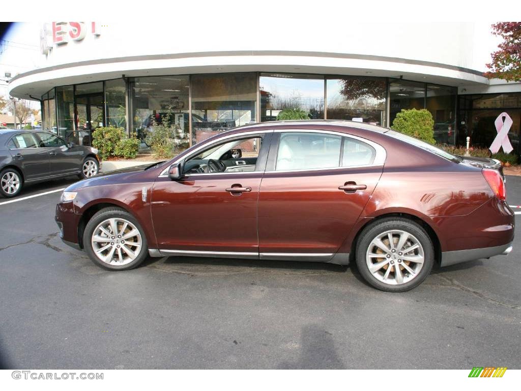 2009 MKS AWD Sedan - Cinnamon Metallic / Cashmere photo #9