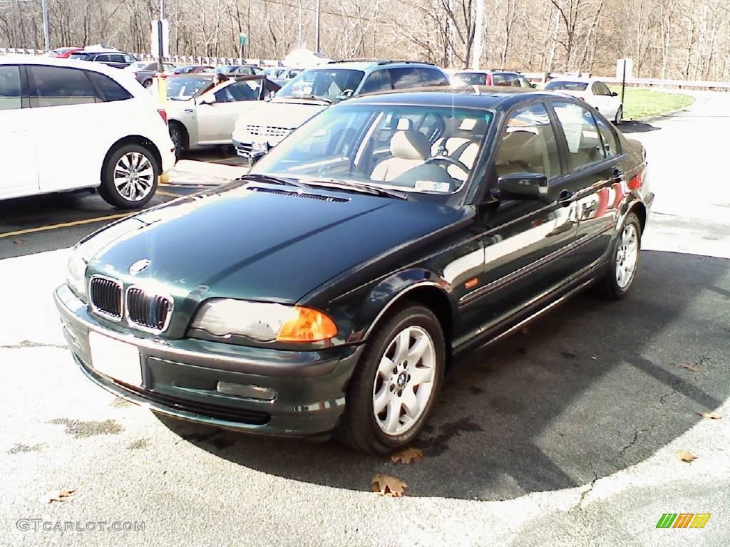 2001 3 Series 325i Sedan - Fern Green Metallic / Sand photo #4