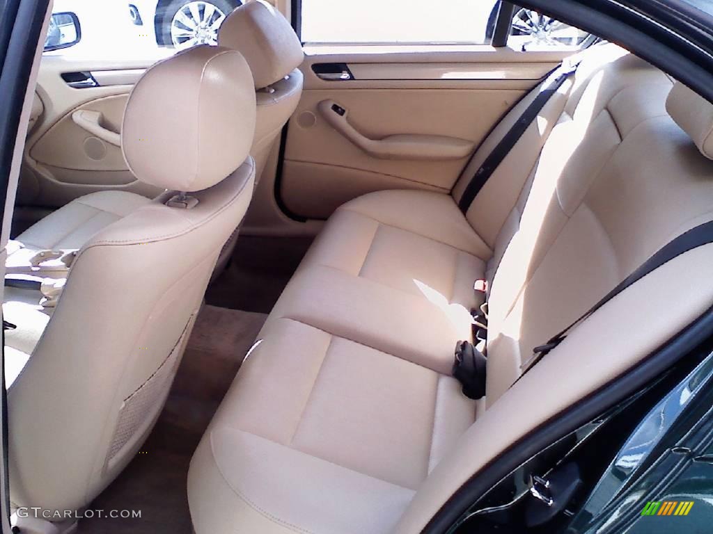 2001 3 Series 325i Sedan - Fern Green Metallic / Sand photo #9