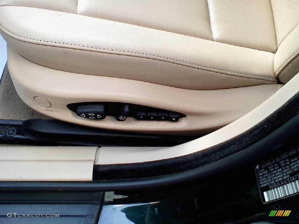 2001 3 Series 325i Sedan - Fern Green Metallic / Sand photo #13