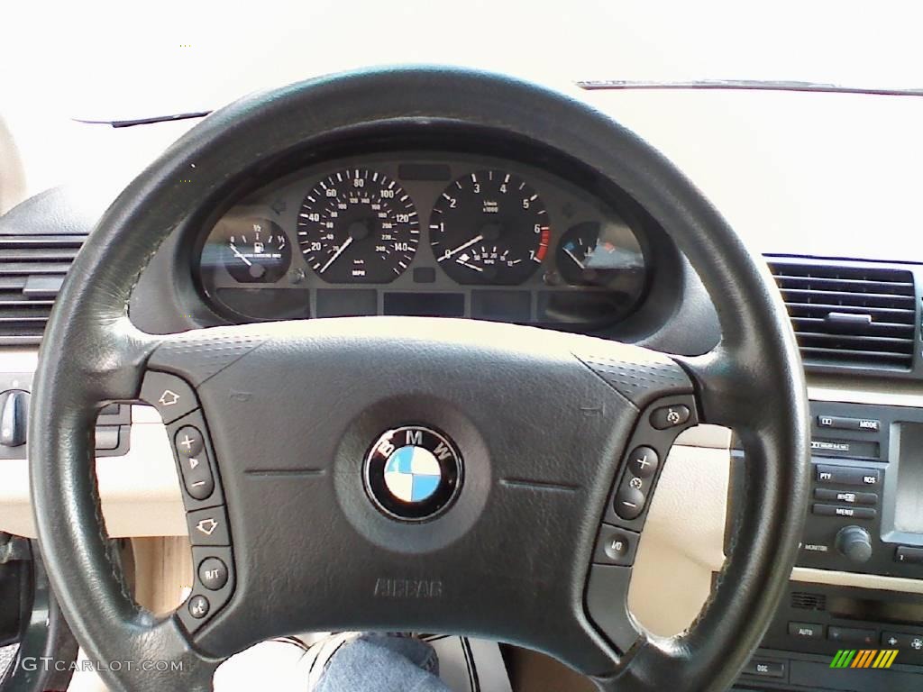 2001 3 Series 325i Sedan - Fern Green Metallic / Sand photo #15