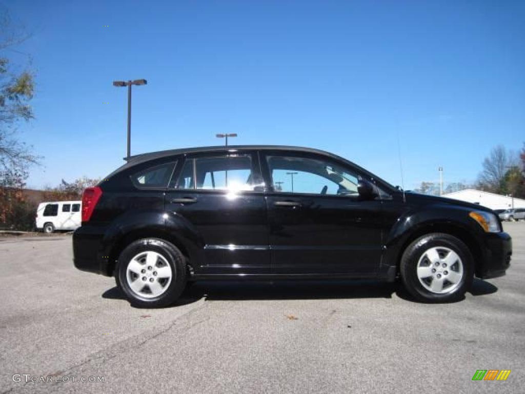 2007 Caliber SE - Black / Pastel Slate Gray photo #4