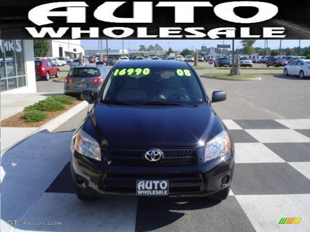 2008 RAV4 4WD - Black / Ash photo #2