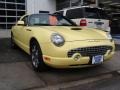 2002 Inspiration Yellow Ford Thunderbird Premium Roadster  photo #3