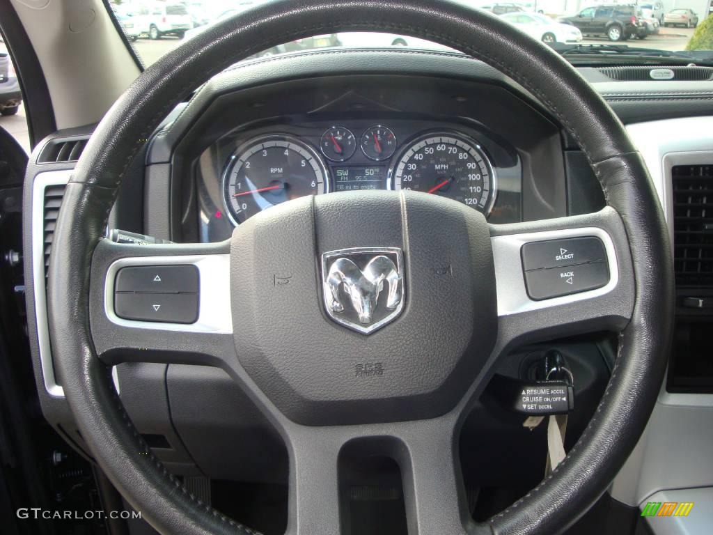 2009 Ram 1500 Sport Crew Cab - Brilliant Black Crystal Pearl / Dark Slate Gray photo #34