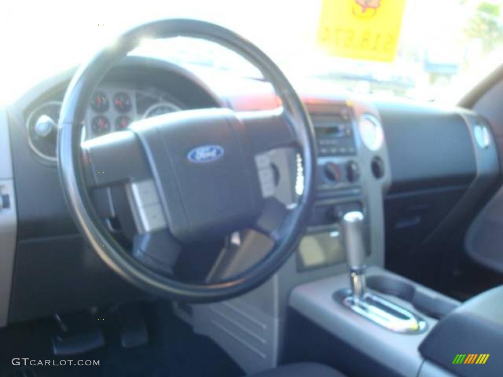 2004 F150 FX4 SuperCab 4x4 - Black / Black/Medium Flint photo #13
