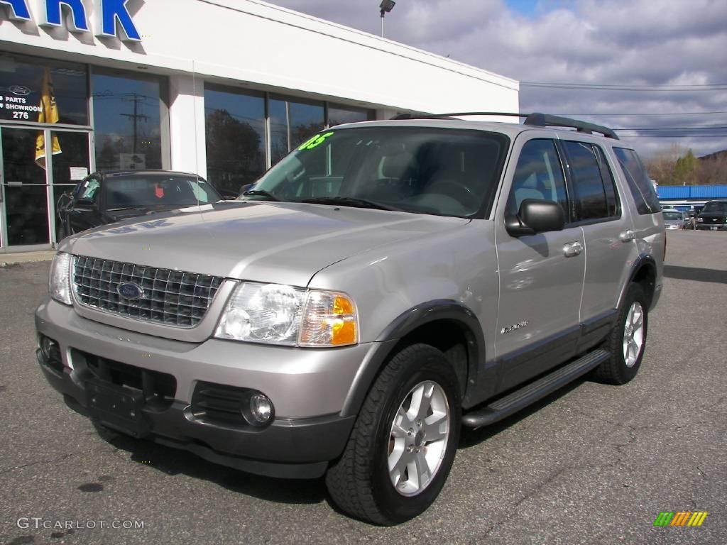 2005 Explorer XLT 4x4 - Silver Birch Metallic / Graphite photo #1
