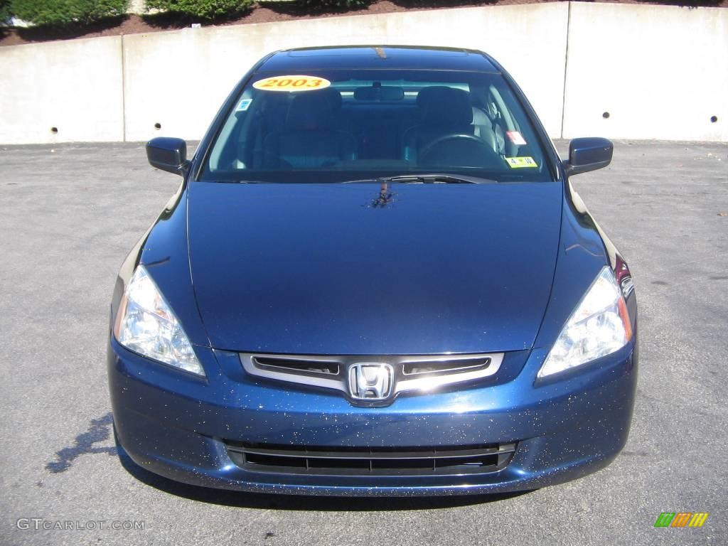 2003 Accord EX-L Sedan - Eternal Blue Pearl / Black photo #1
