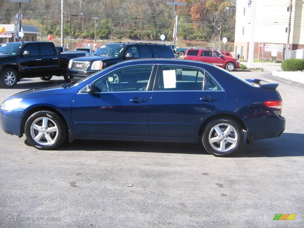 2003 Accord EX-L Sedan - Eternal Blue Pearl / Black photo #3