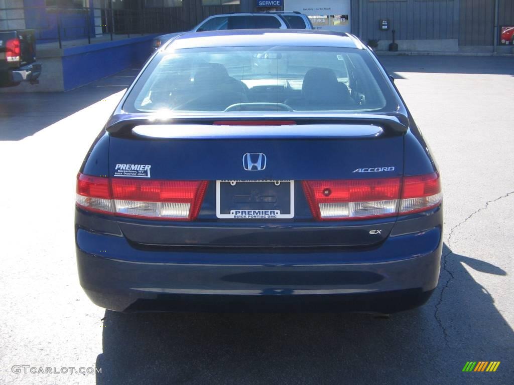 2003 Accord EX-L Sedan - Eternal Blue Pearl / Black photo #5