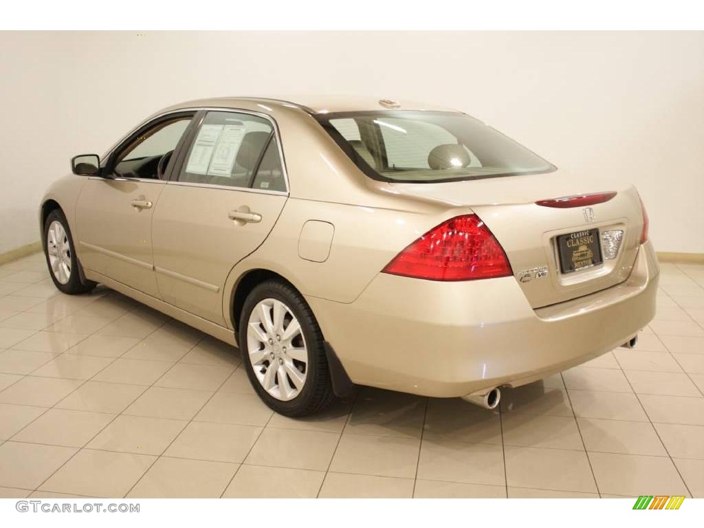 2006 Accord EX-L V6 Sedan - Desert Mist Metallic / Ivory photo #5