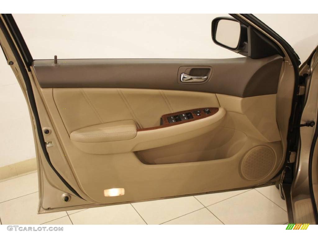2006 Accord EX-L V6 Sedan - Desert Mist Metallic / Ivory photo #8