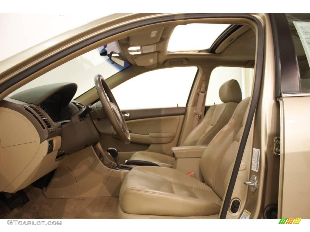 2006 Accord EX-L V6 Sedan - Desert Mist Metallic / Ivory photo #10