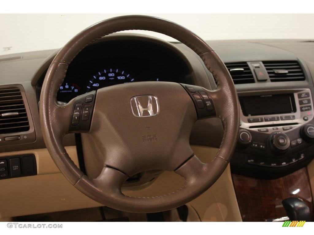 2006 Accord EX-L V6 Sedan - Desert Mist Metallic / Ivory photo #12
