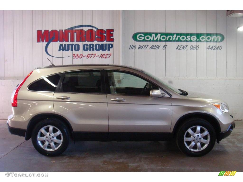 2007 CR-V EX-L 4WD - Borrego Beige Metallic / Ivory photo #1