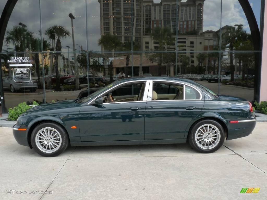 2006 S-Type 3.0 - British Racing Green / Champagne photo #3
