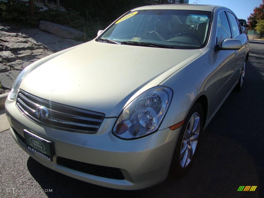 2005 G 35 Sedan - Serengeti Sand / Wheat photo #1