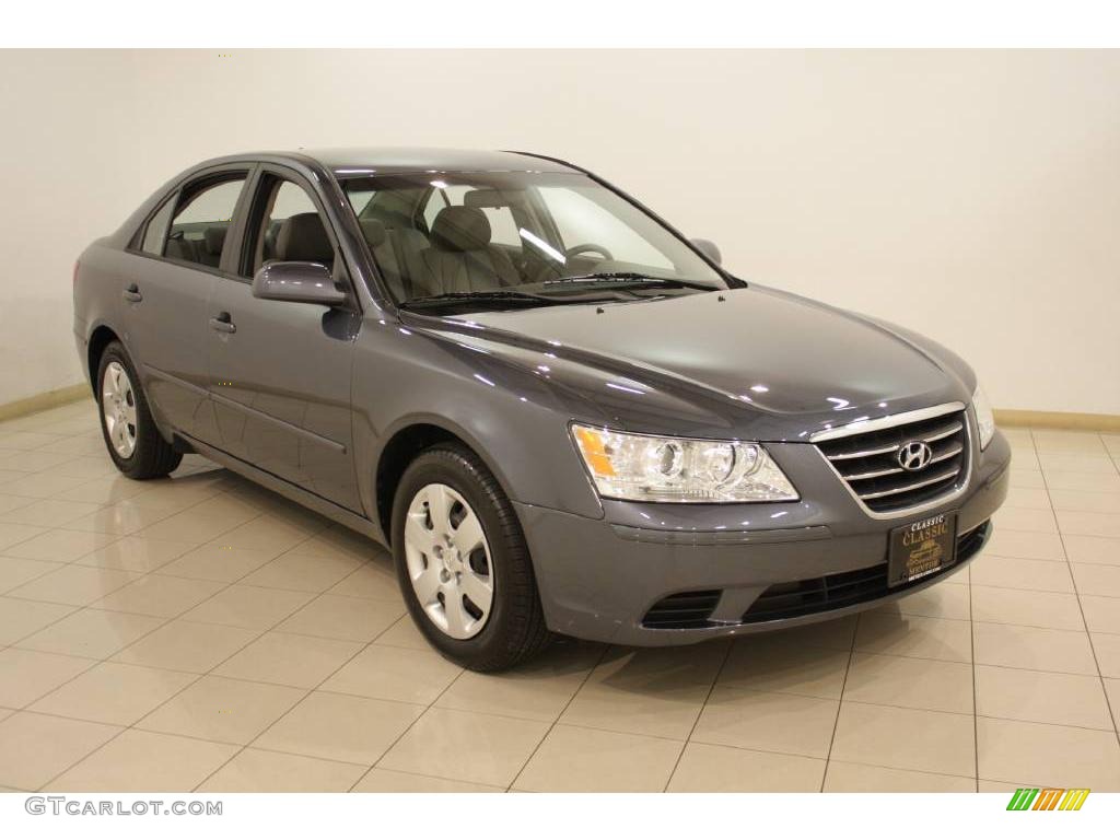 2009 Sonata GLS - Willow Gray / Gray photo #1