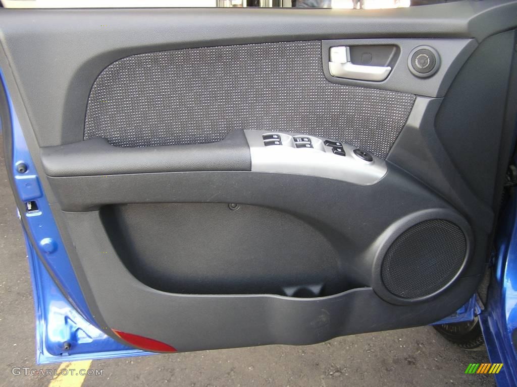 2008 Sportage LX V6 4x4 - Smart Blue Metallic / Black photo #8