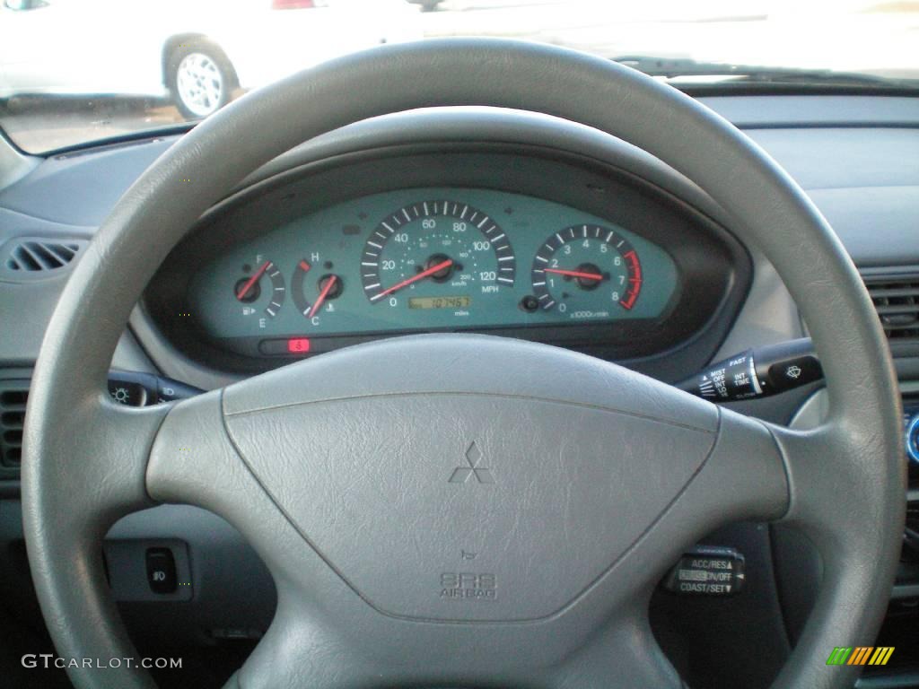 2003 Galant ES - Titanium Gray Pearl / Gray photo #5