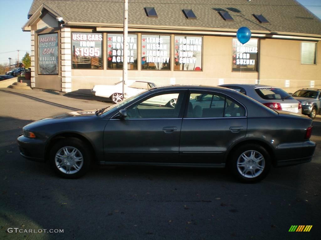 2003 Galant ES - Titanium Gray Pearl / Gray photo #6