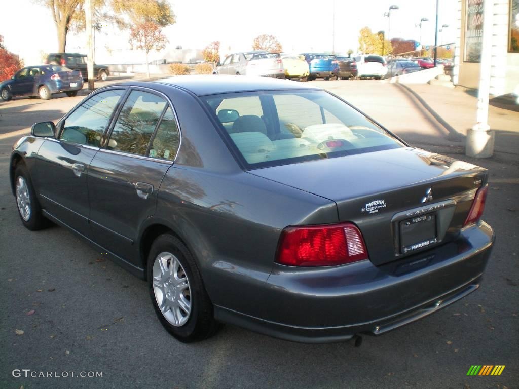 2003 Galant ES - Titanium Gray Pearl / Gray photo #7