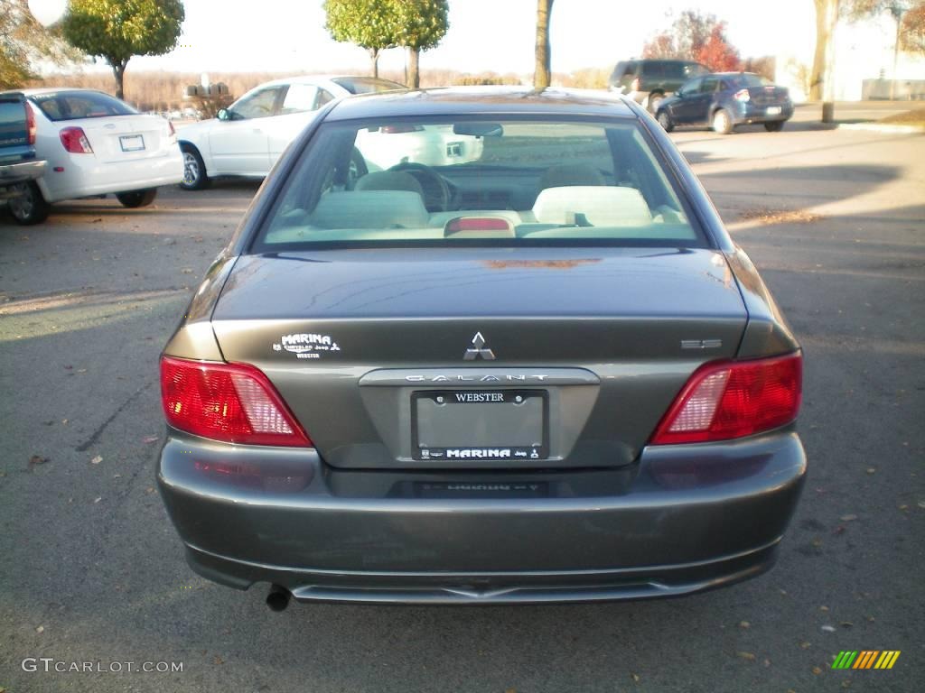 2003 Galant ES - Titanium Gray Pearl / Gray photo #8