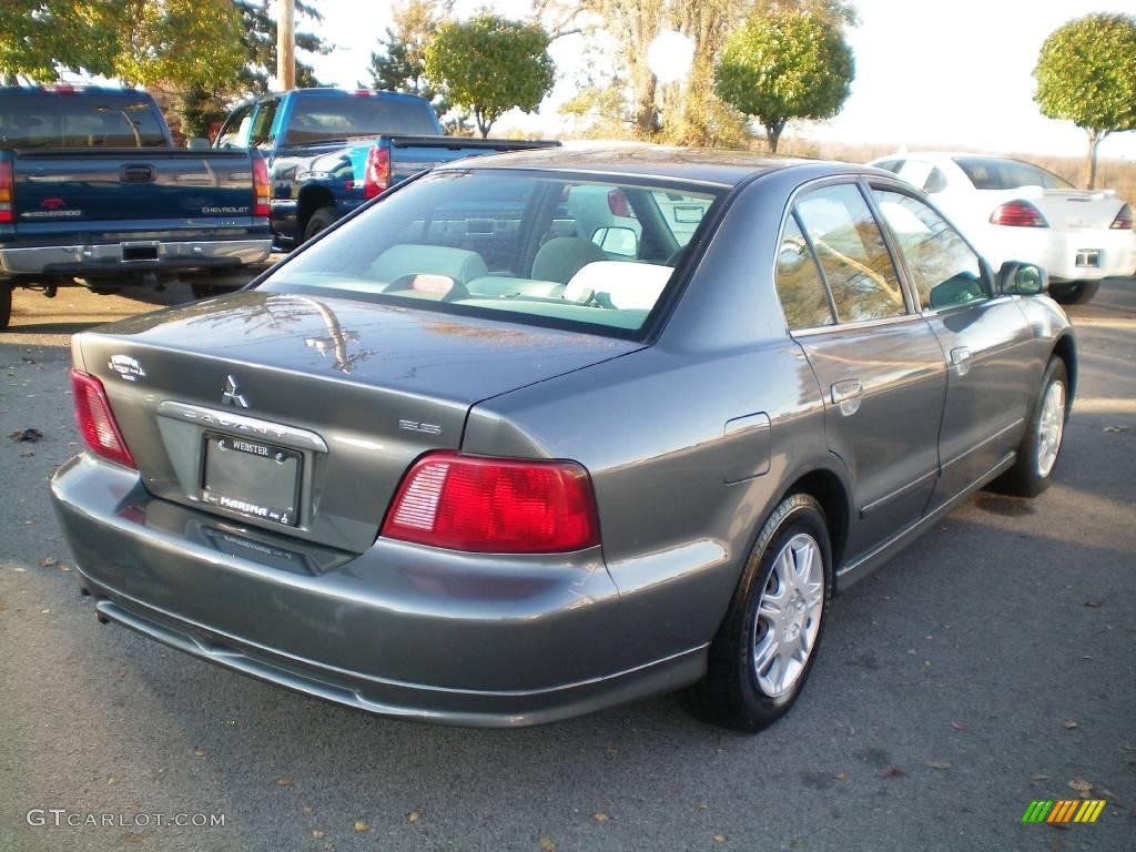 2003 Galant ES - Titanium Gray Pearl / Gray photo #9