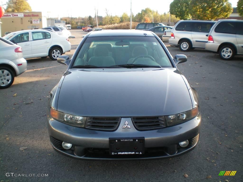 2003 Galant ES - Titanium Gray Pearl / Gray photo #12