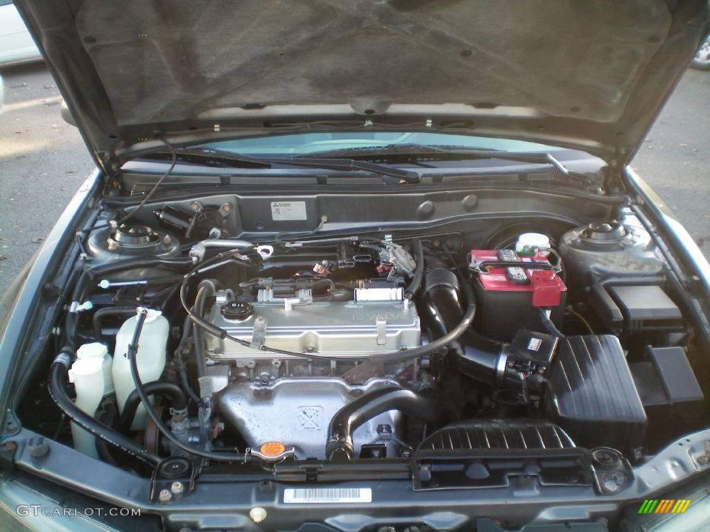 2003 Galant ES - Titanium Gray Pearl / Gray photo #14