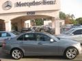 2008 Palladium Silver Metallic Mercedes-Benz C 300 Luxury  photo #2