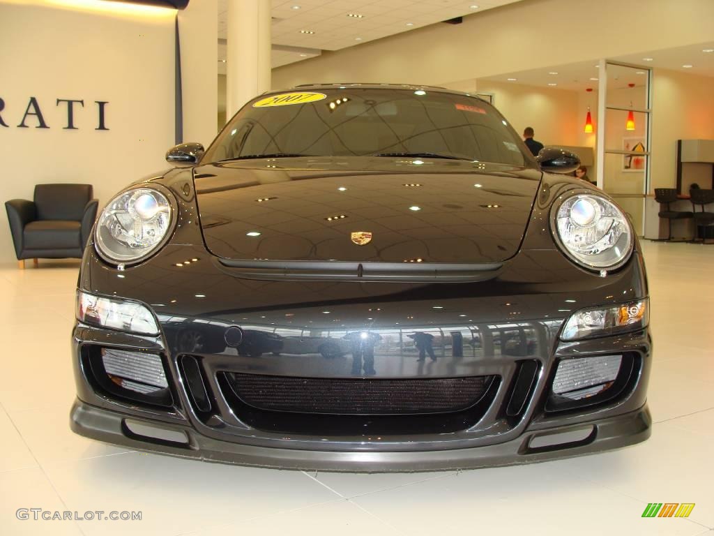2007 911 GT3 - Basalt Black Metallic / Black w/Alcantara photo #2
