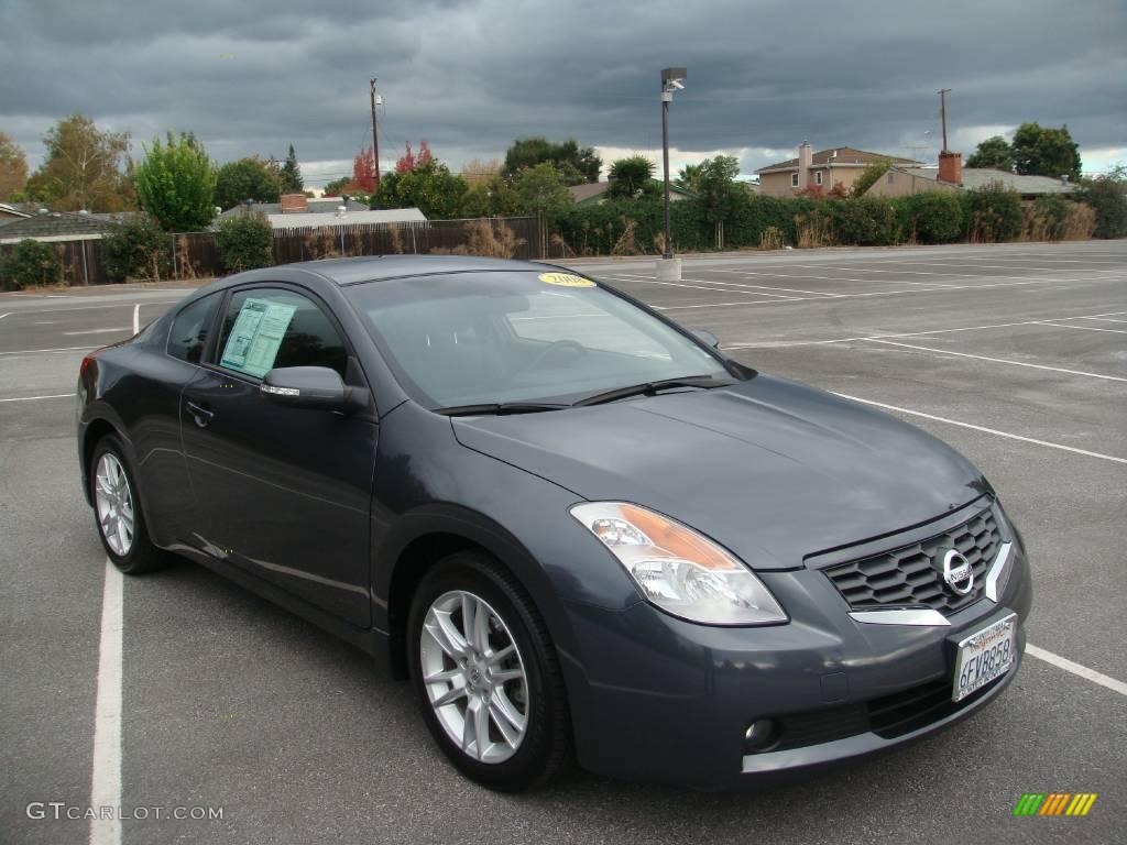 2008 Altima 3.5 SE Coupe - Dark Slate Metallic / Charcoal photo #7