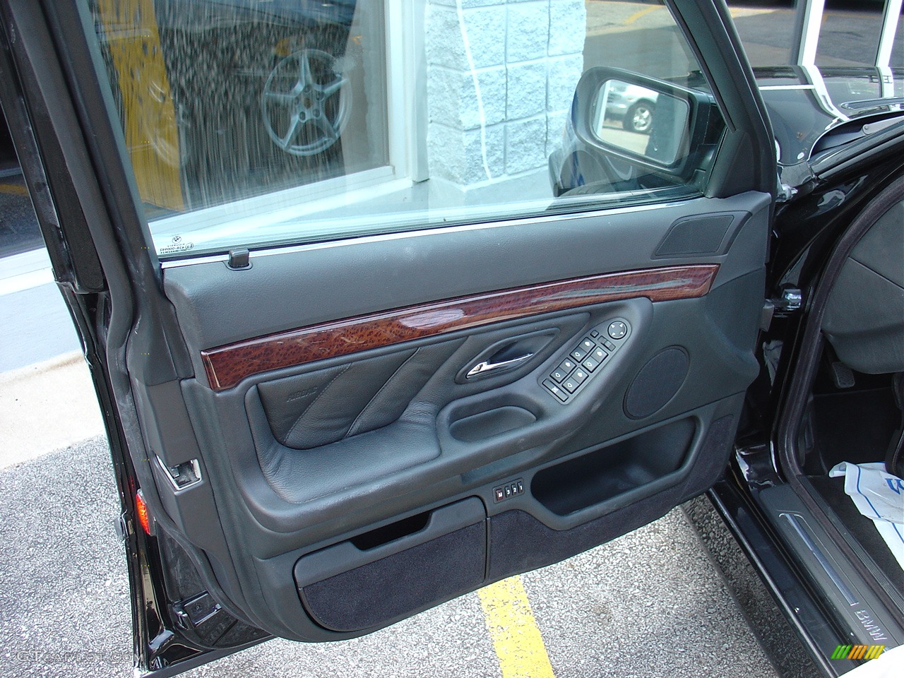 2001 7 Series 740i Sedan - Black / Black photo #8