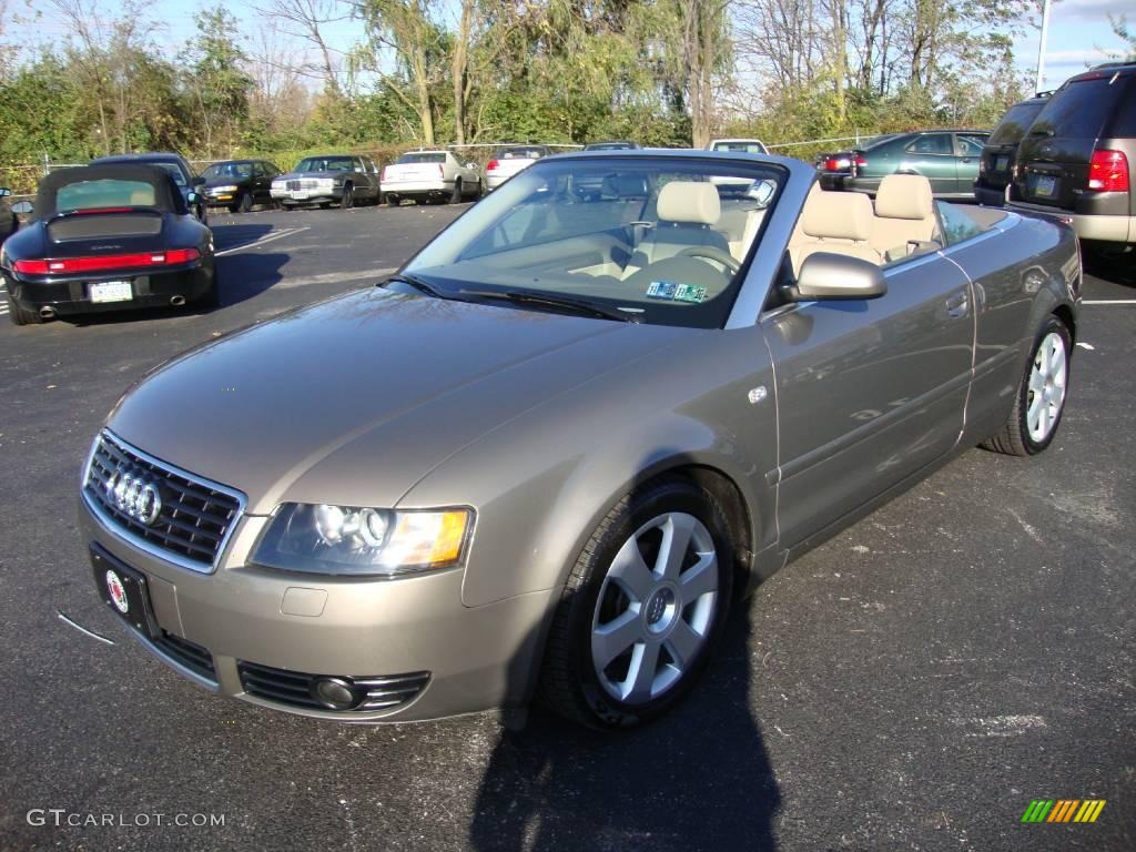 2004 A4 1.8T Cabriolet - Alpaka Beige Pearl Effect / Beige photo #1