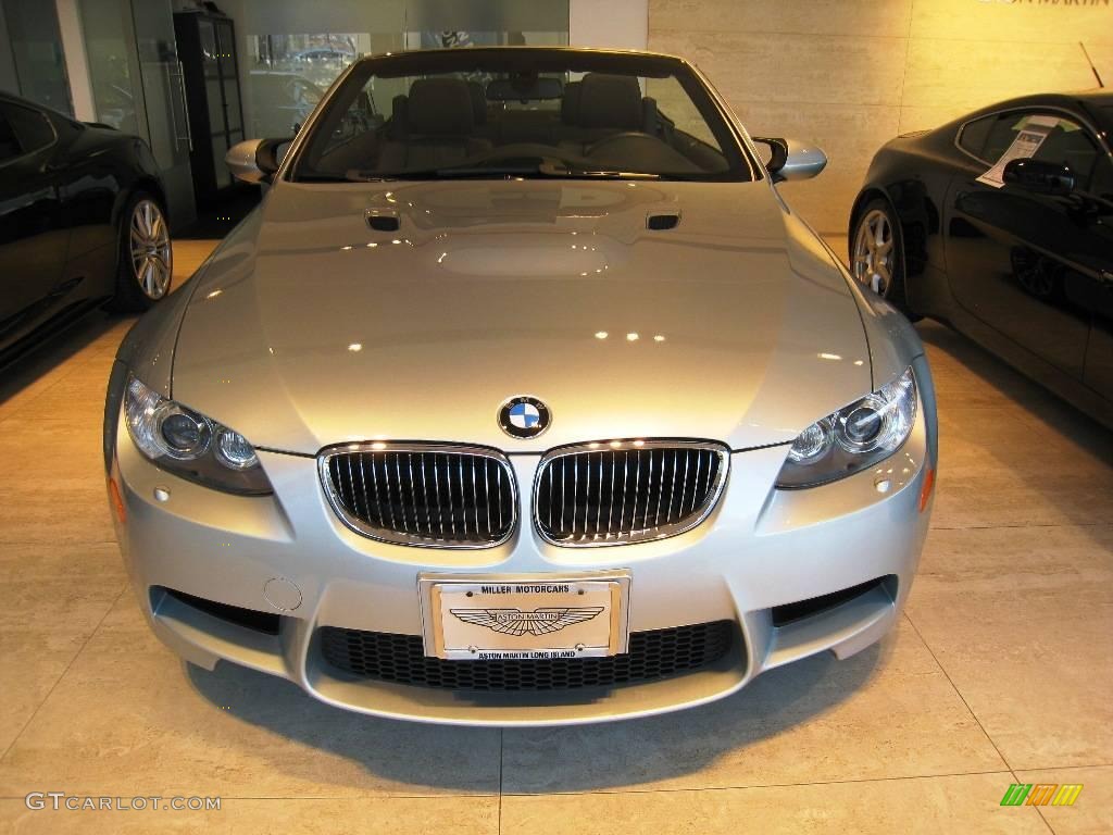 2009 M3 Convertible - Silverstone II Metallic / Black Novillo Leather photo #2