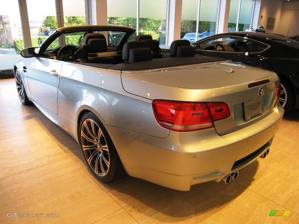 2009 M3 Convertible - Silverstone II Metallic / Black Novillo Leather photo #4
