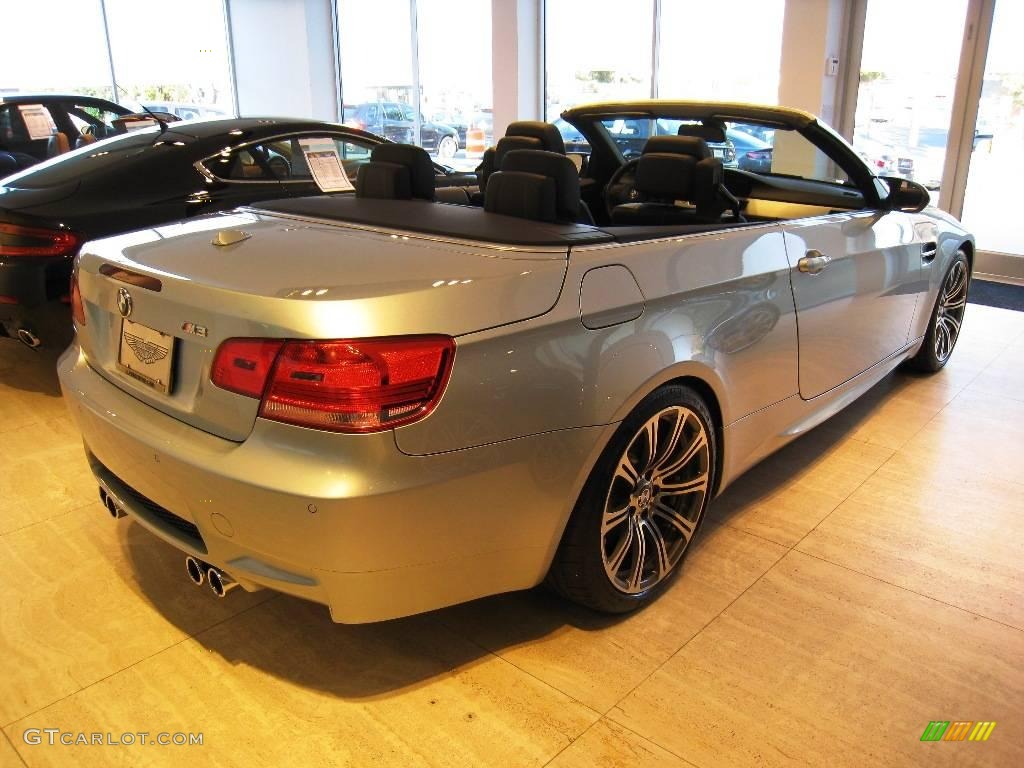 2009 M3 Convertible - Silverstone II Metallic / Black Novillo Leather photo #5
