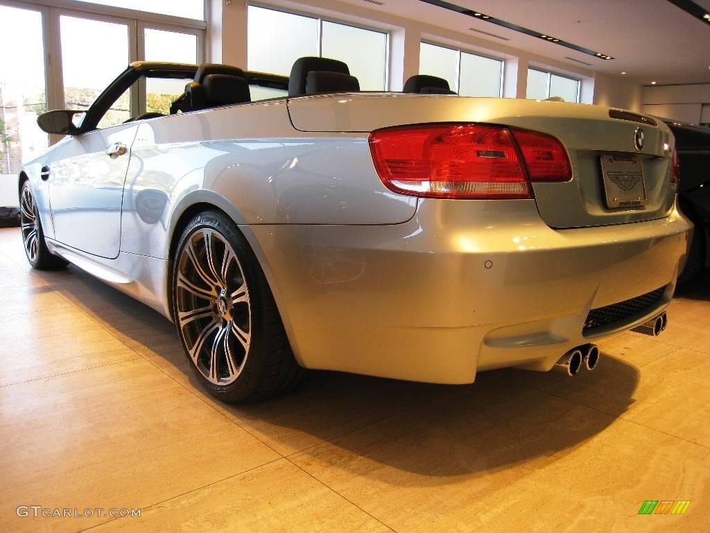 2009 M3 Convertible - Silverstone II Metallic / Black Novillo Leather photo #9