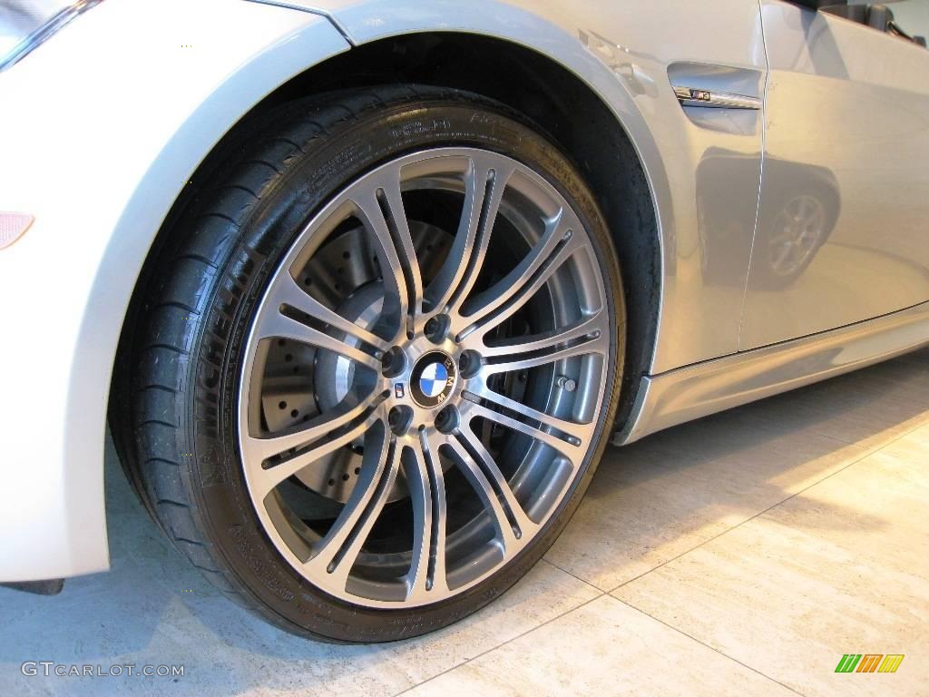2009 M3 Convertible - Silverstone II Metallic / Black Novillo Leather photo #13