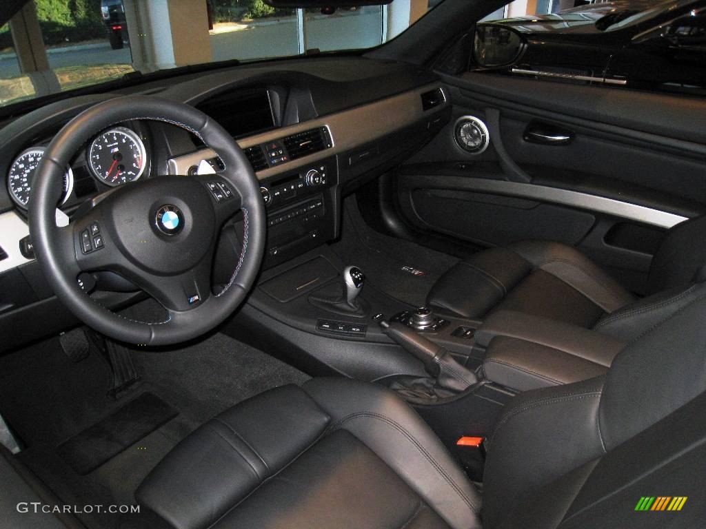 2009 M3 Convertible - Silverstone II Metallic / Black Novillo Leather photo #18