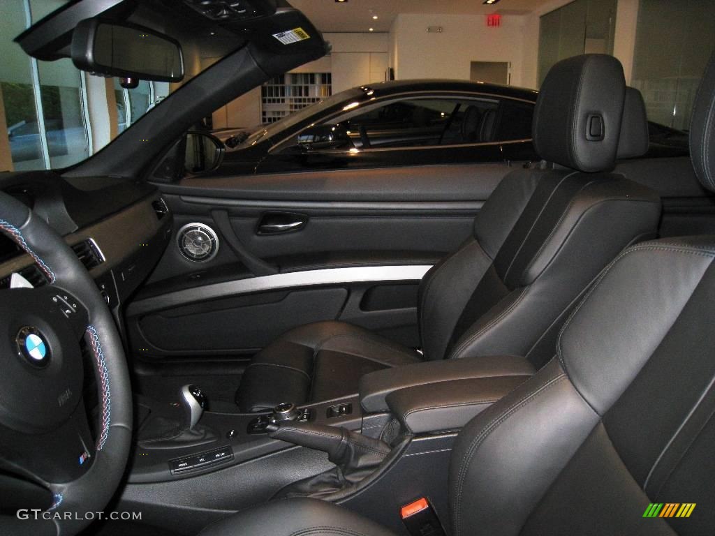 2009 M3 Convertible - Silverstone II Metallic / Black Novillo Leather photo #19