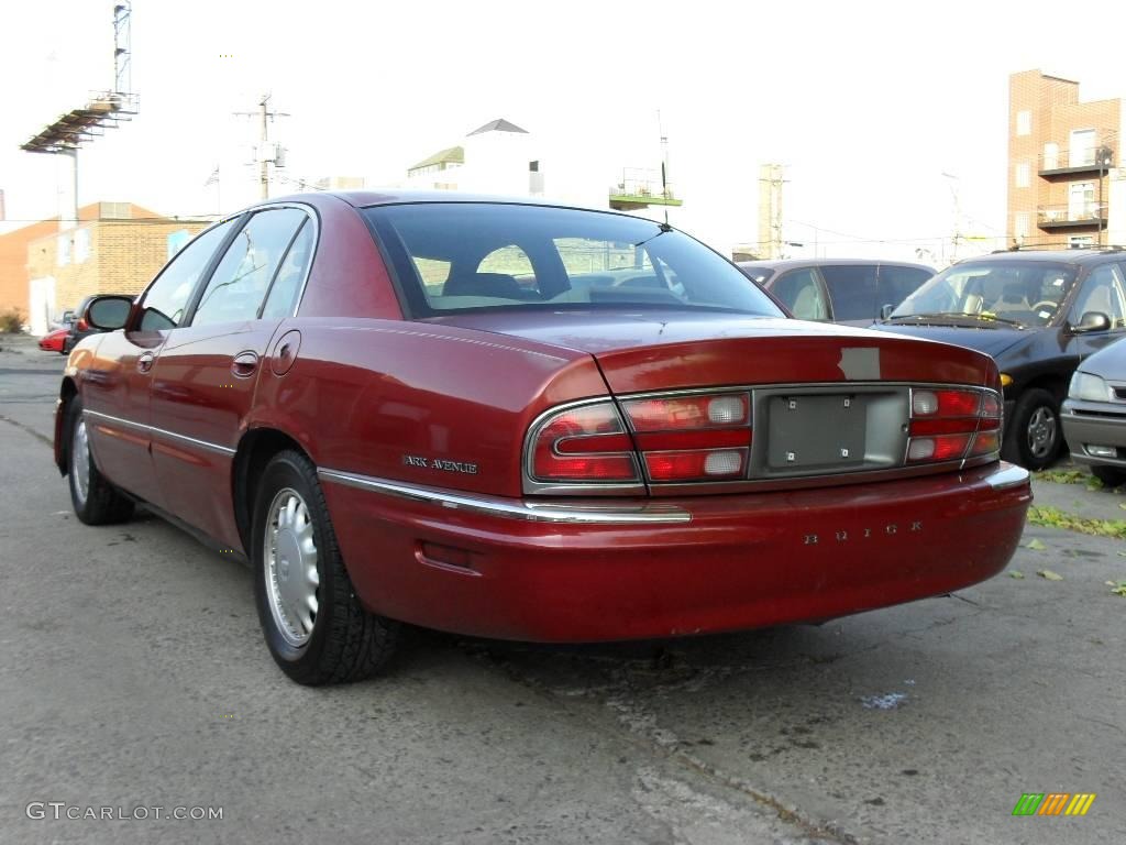 1997 Park Avenue Sedan - Dark Toreador Red Metallic / Neutral photo #9
