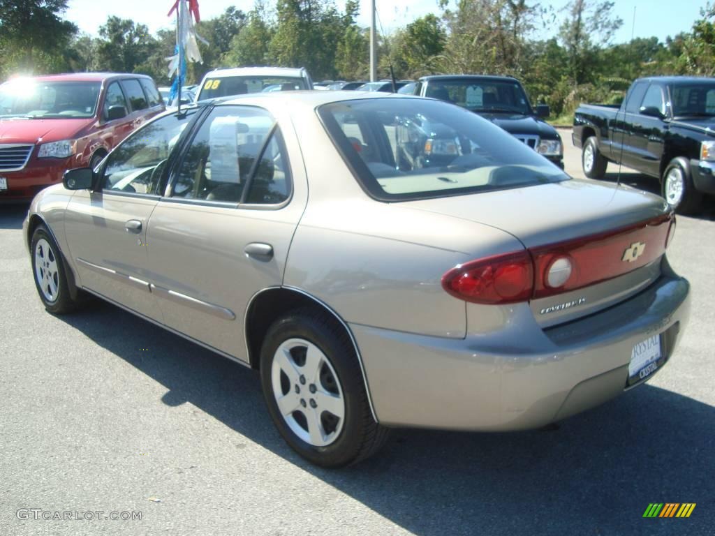 2004 Cavalier LS Sedan - Sandrift Metallic / Neutral photo #3