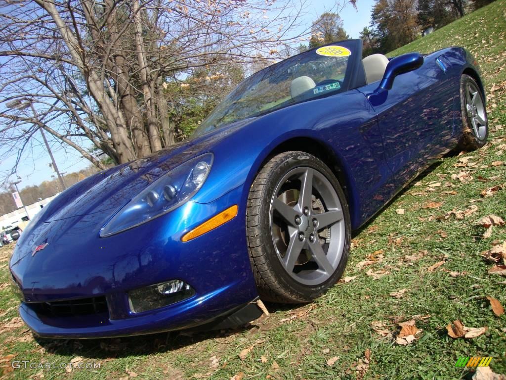 2006 Corvette Convertible - LeMans Blue Metallic / Titanium Gray photo #2